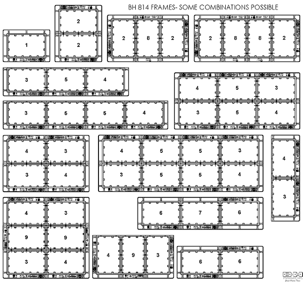 BH 814 Frame Combinations - Bass & Hays Foundry, Inc